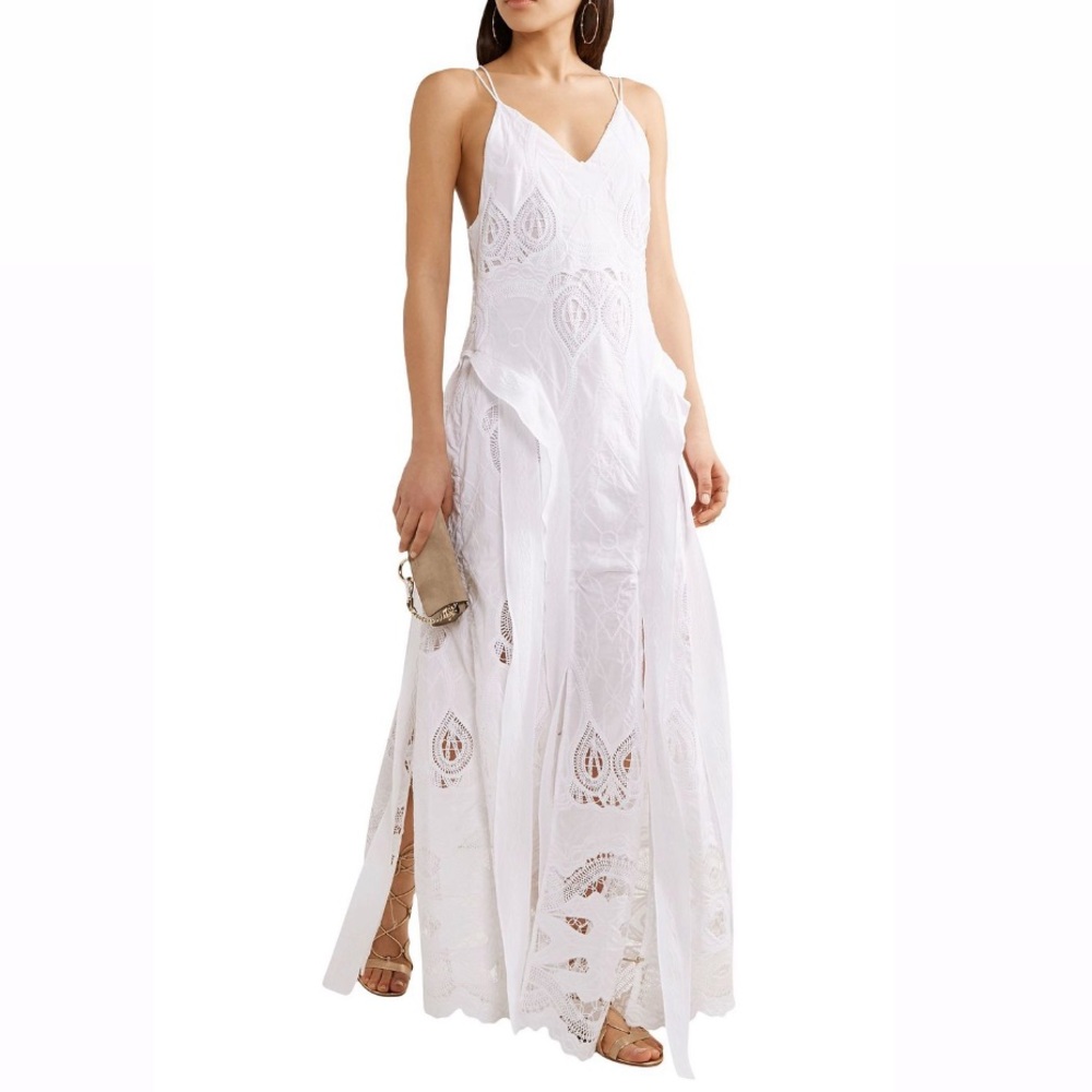 Jonathan Simkhai white long dress